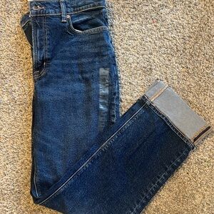 American Eagle Outfitters High Rise Dark Blue Jeans